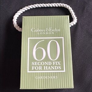 Crabtree & Evelyn NIB 60 Second Fix for Hands-Gardeners. Includes 2 sealed items